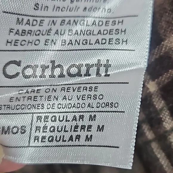 Vintage Carhartt Shirt Jacke Men's Size Medium - Picture 9 of 11
